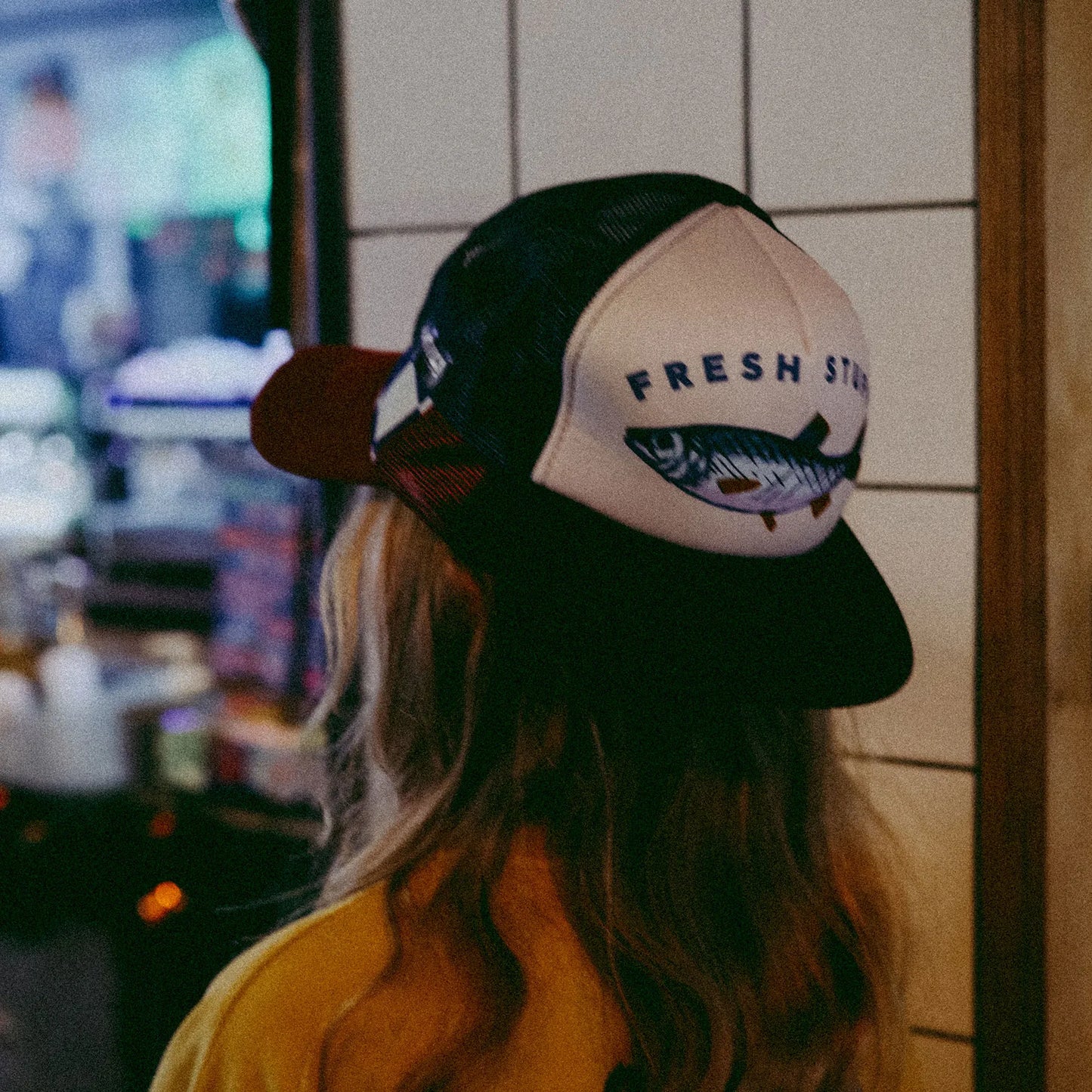 Czapka z daszkiem Fish Large Cap