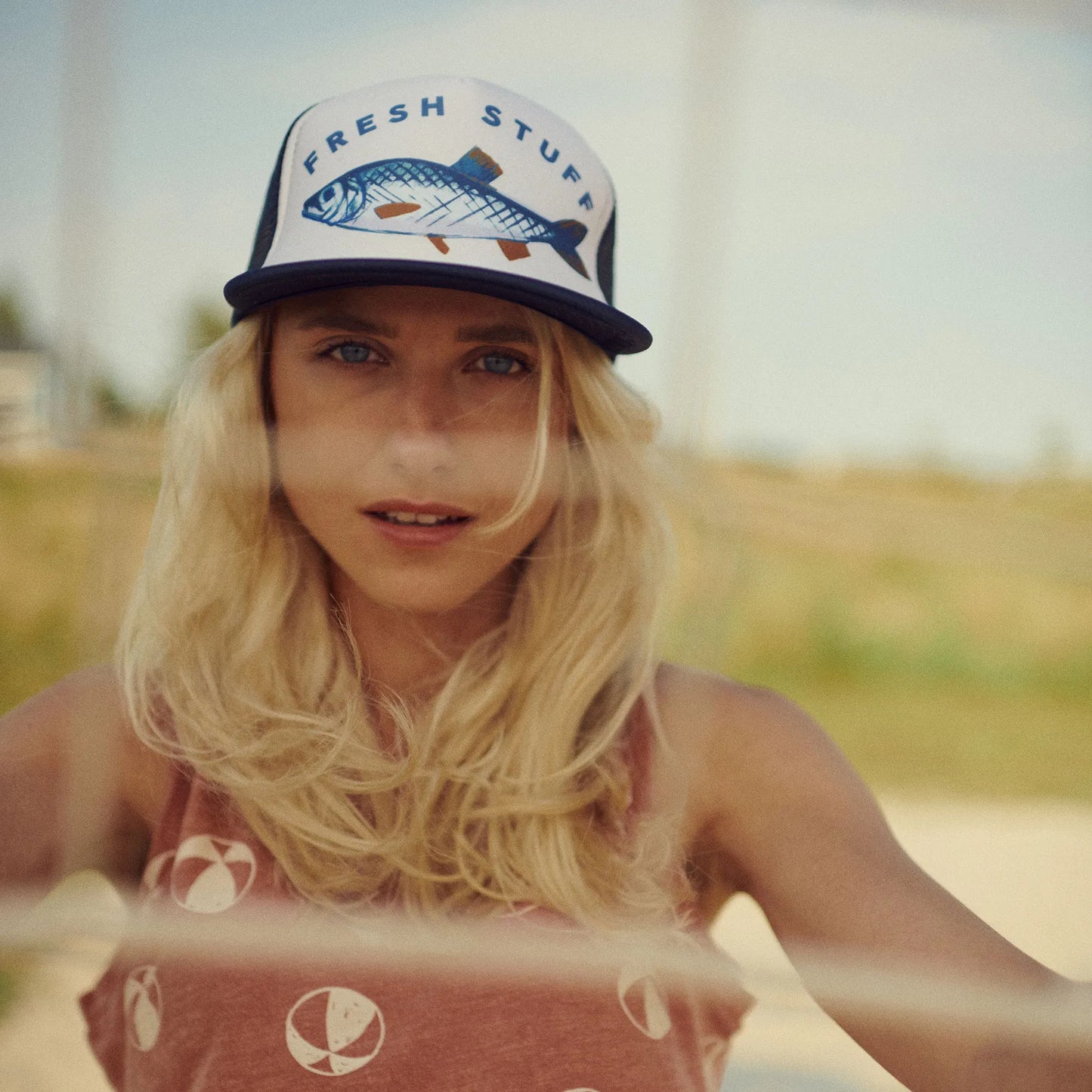 Czapka z daszkiem Fish Large Cap