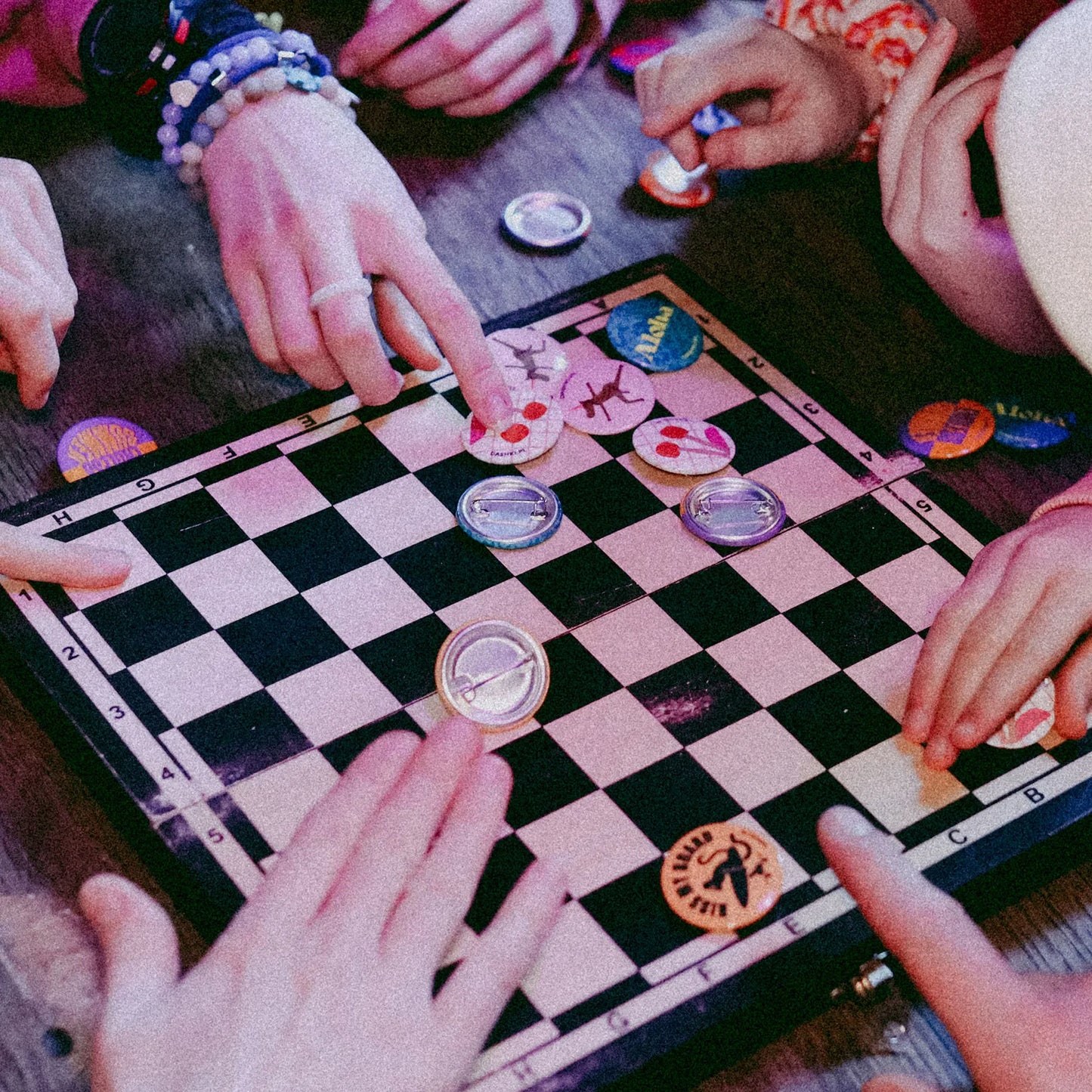 Czapka dziecięca z daszkiem Chessboard Small Kids Cap
