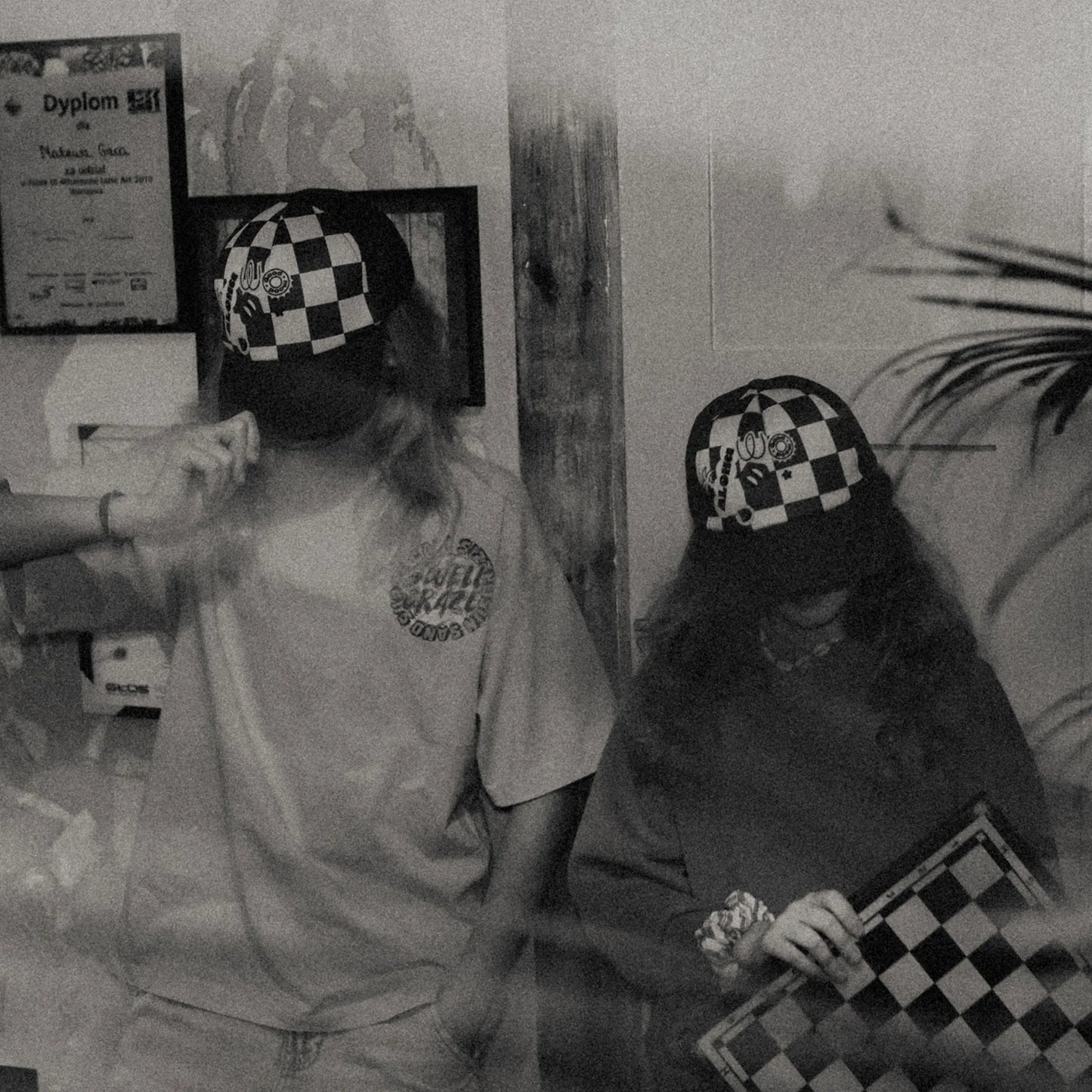 Czapka dziecięca z daszkiem Chessboard Small Kids Cap