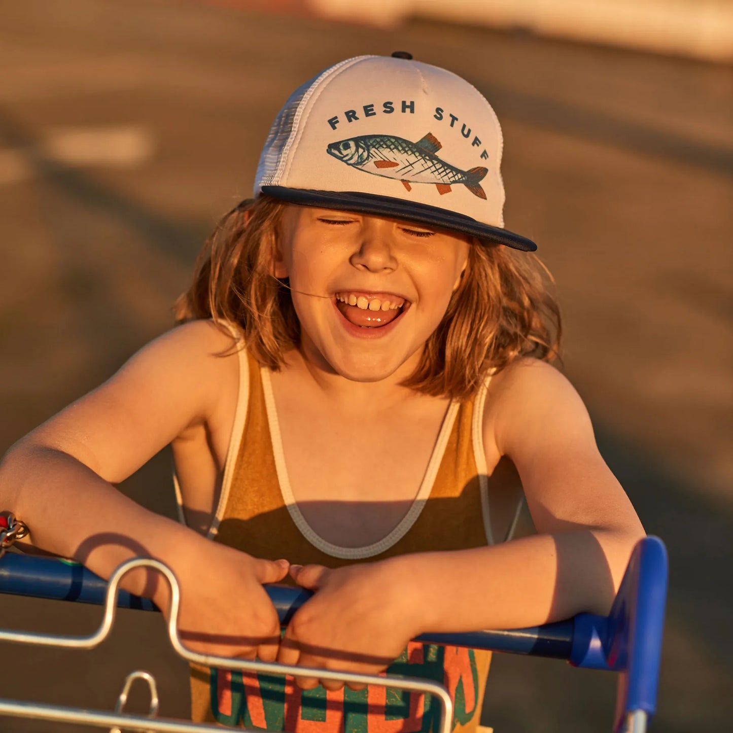 Czapka dziecięca z daszkiem Fish Small Kids Cap