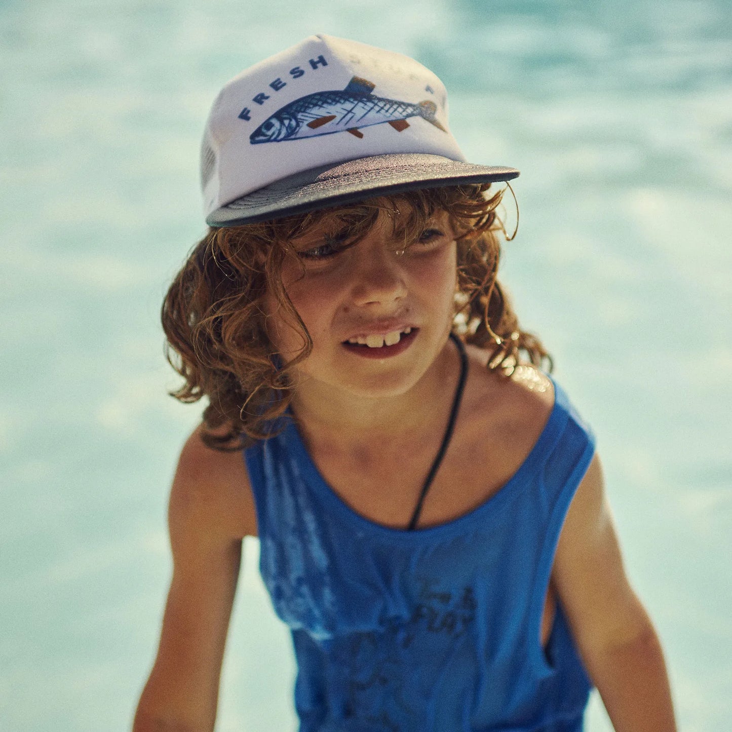 Czapka dziecięca z daszkiem Fish Small Kids Cap