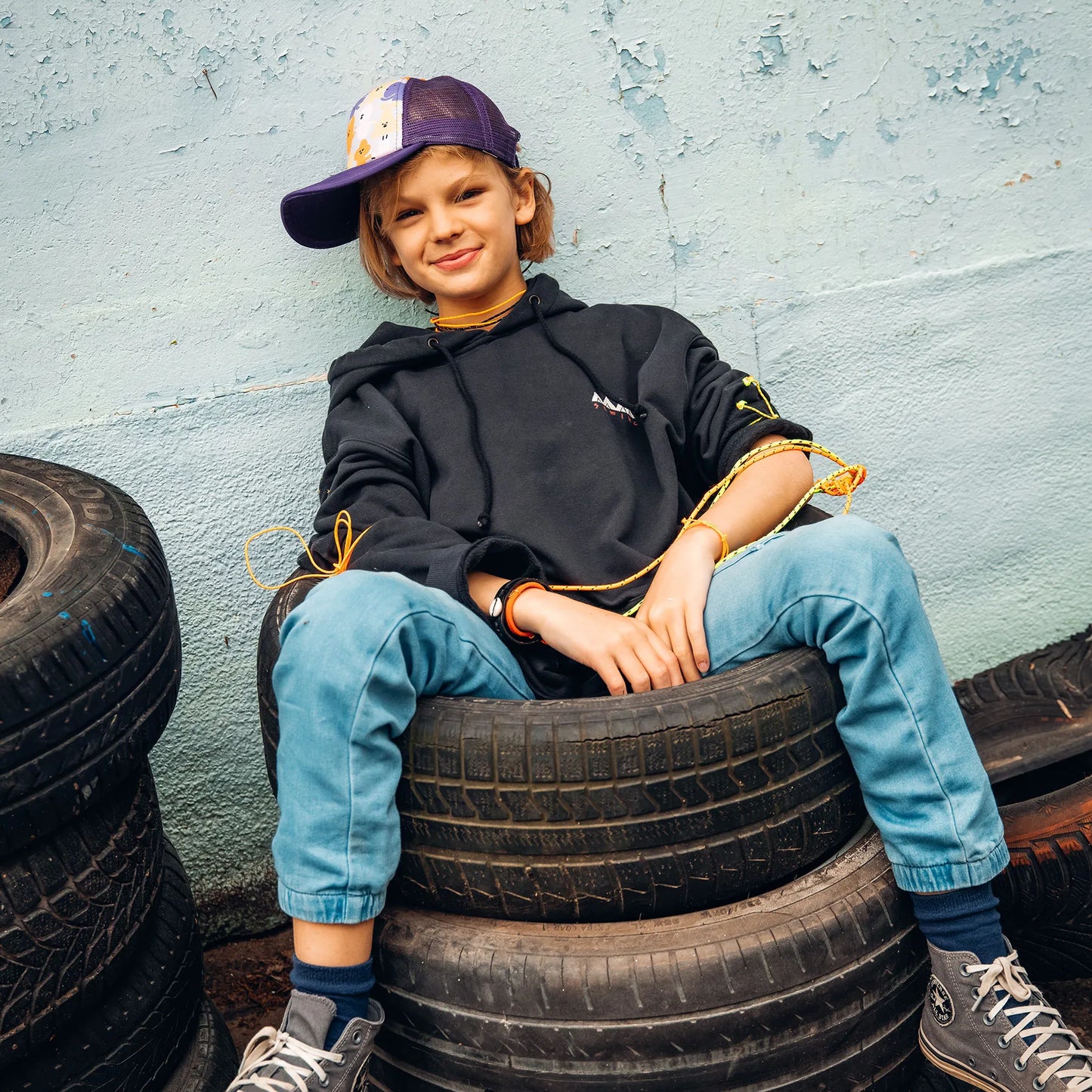 Czapka dziecięca z daszkiem Flowers Small Kids Cap