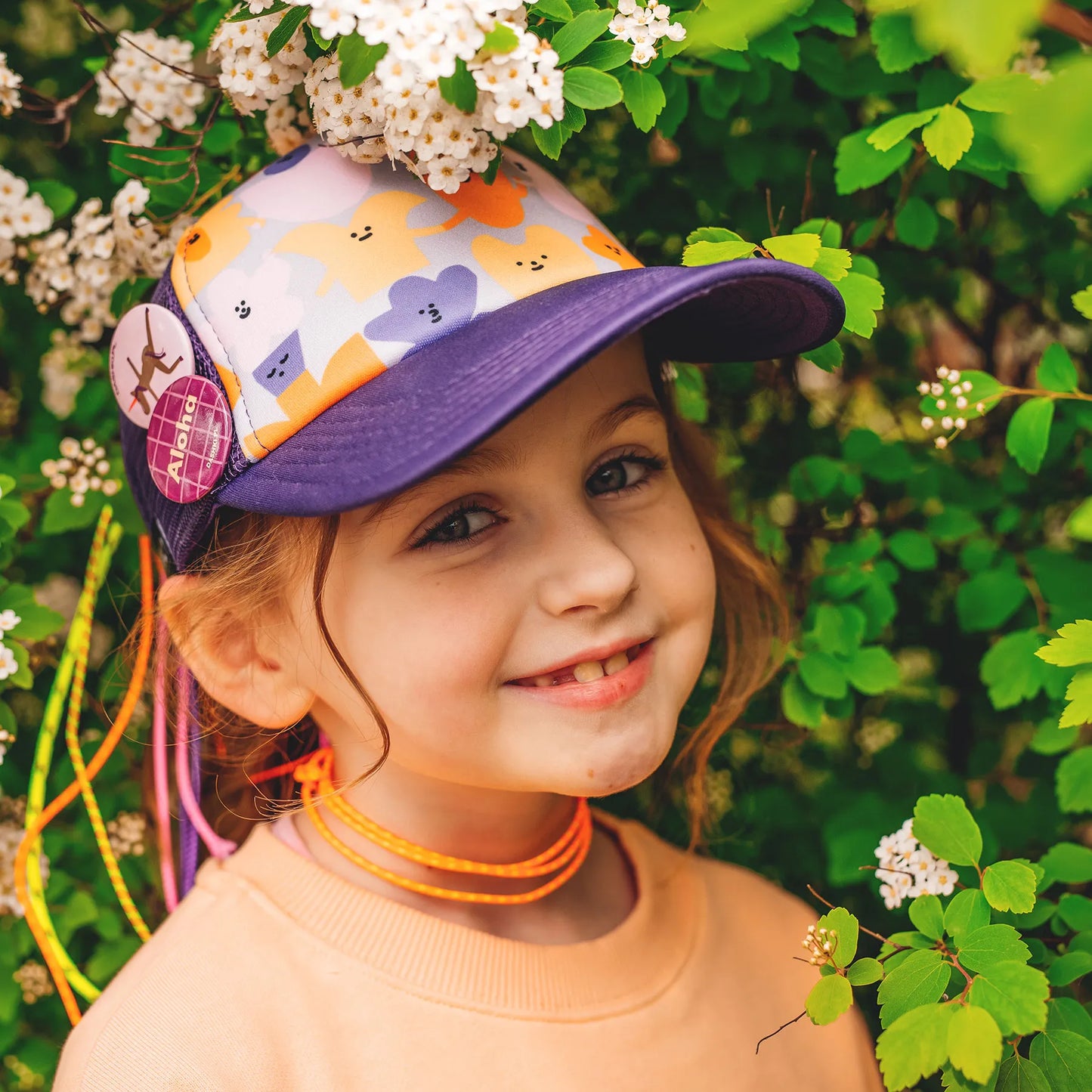 Czapka dziecięca z daszkiem Flowers Small Kids Cap