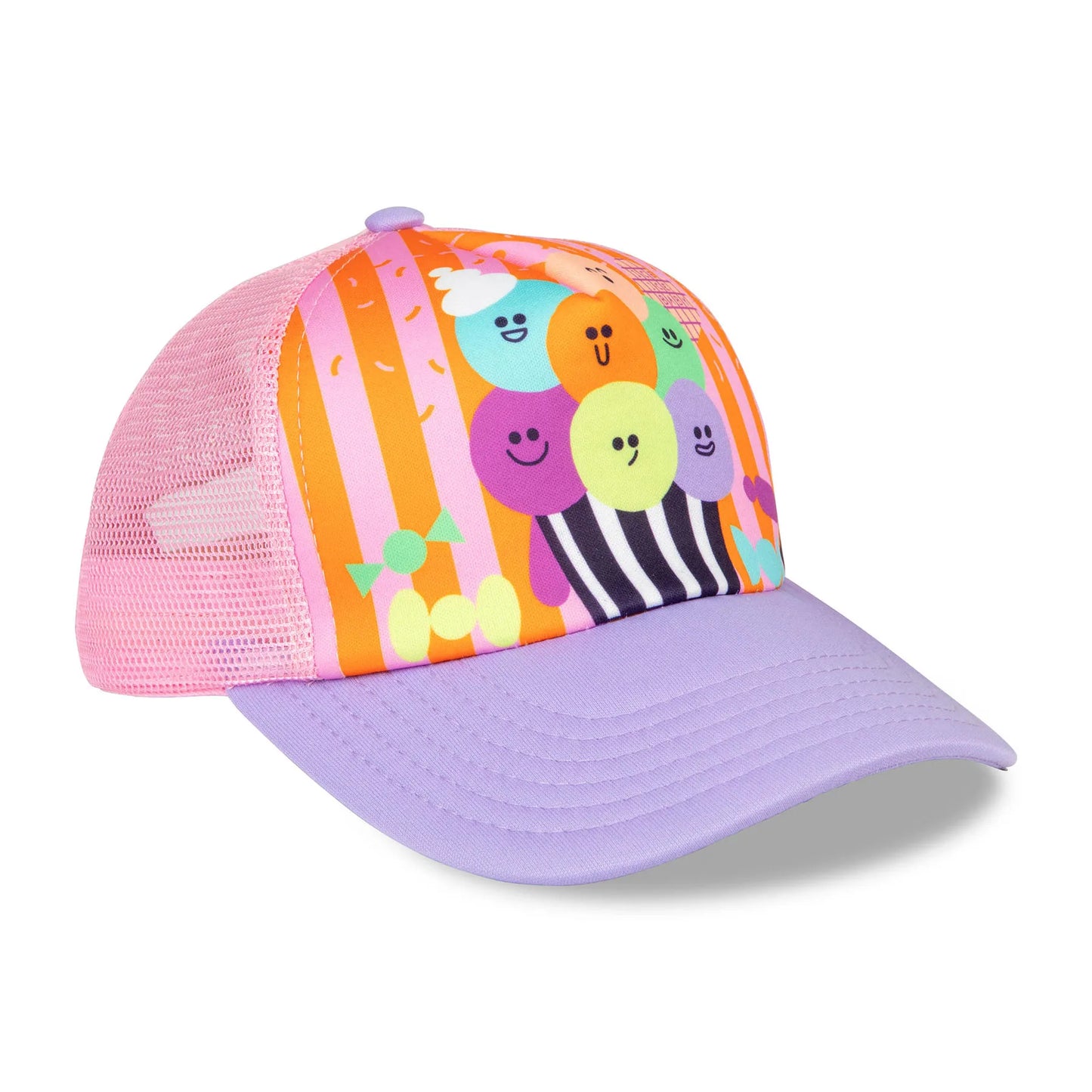 Czapka dziecięca z daszkiem i dodatkowym otworem na kucyk Ice Cream Yupi Small Kids Cap