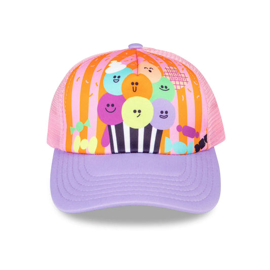 Czapka dziecięca z daszkiem i dodatkowym otworem na kucyk Ice Cream Yupi Small Kids Cap