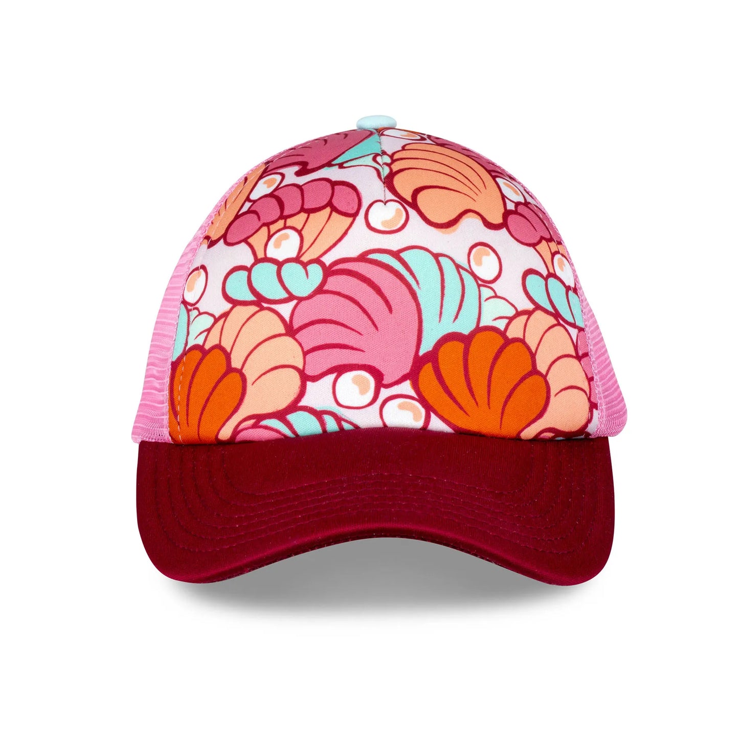 Czapka dziecięca z daszkiem i dodatkowym otworem na kucyk Shells Yupi Small Kids Cap