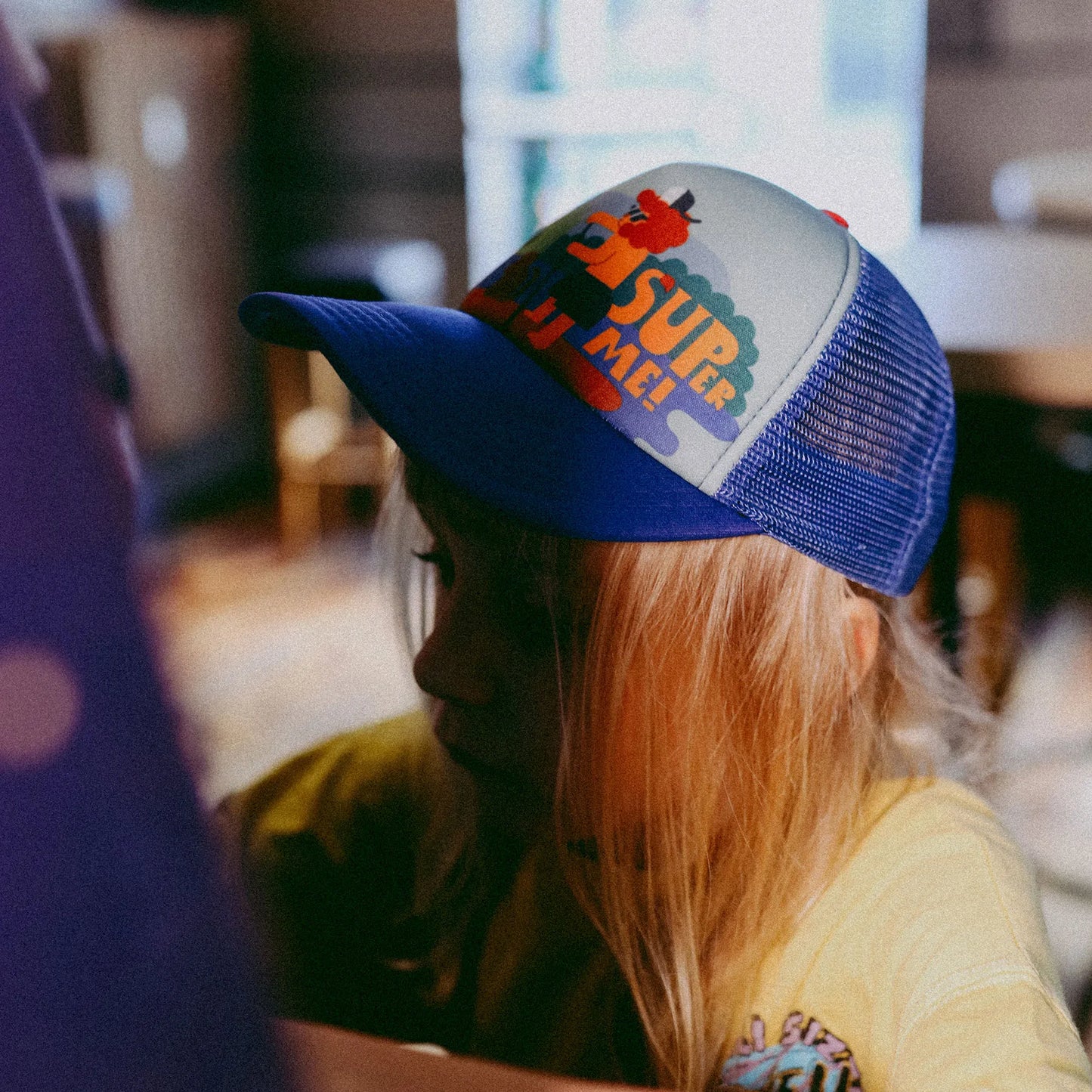 Czapka dziecięca z daszkiem Super Me Blue Small Kids Cap