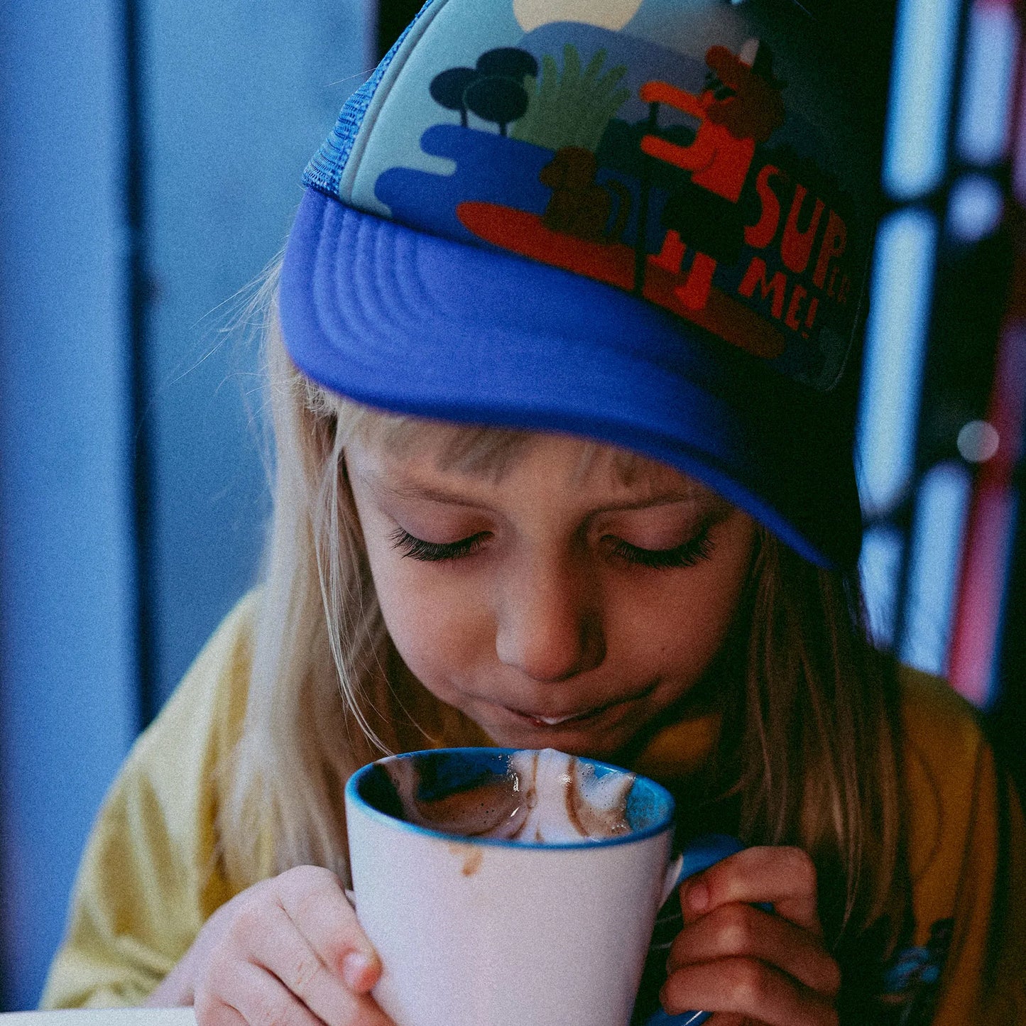 Czapka dziecięca z daszkiem Super Me Blue Small Kids Cap