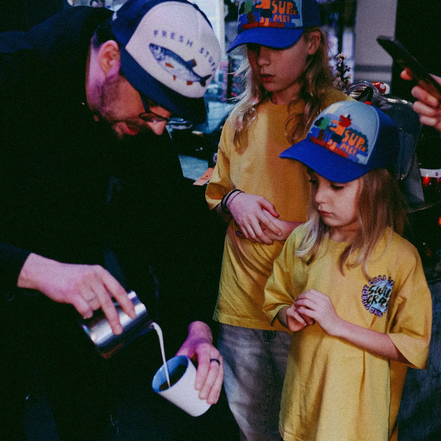 Czapka dziecięca z daszkiem Super Me Blue Small Kids Cap