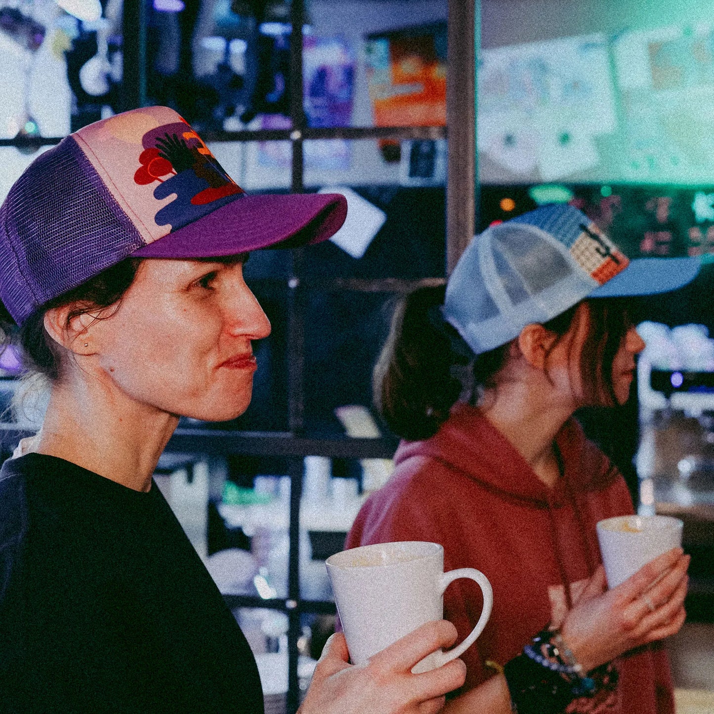 Czapka z daszkiem dla dorosłych z dodatkowym otworem na kucyk Super Me Pink Yupi Large Cap