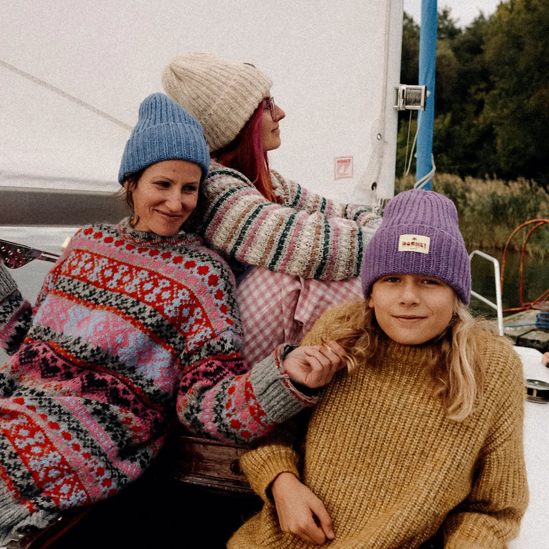 Czapka Woolly Friend Beige Beanie