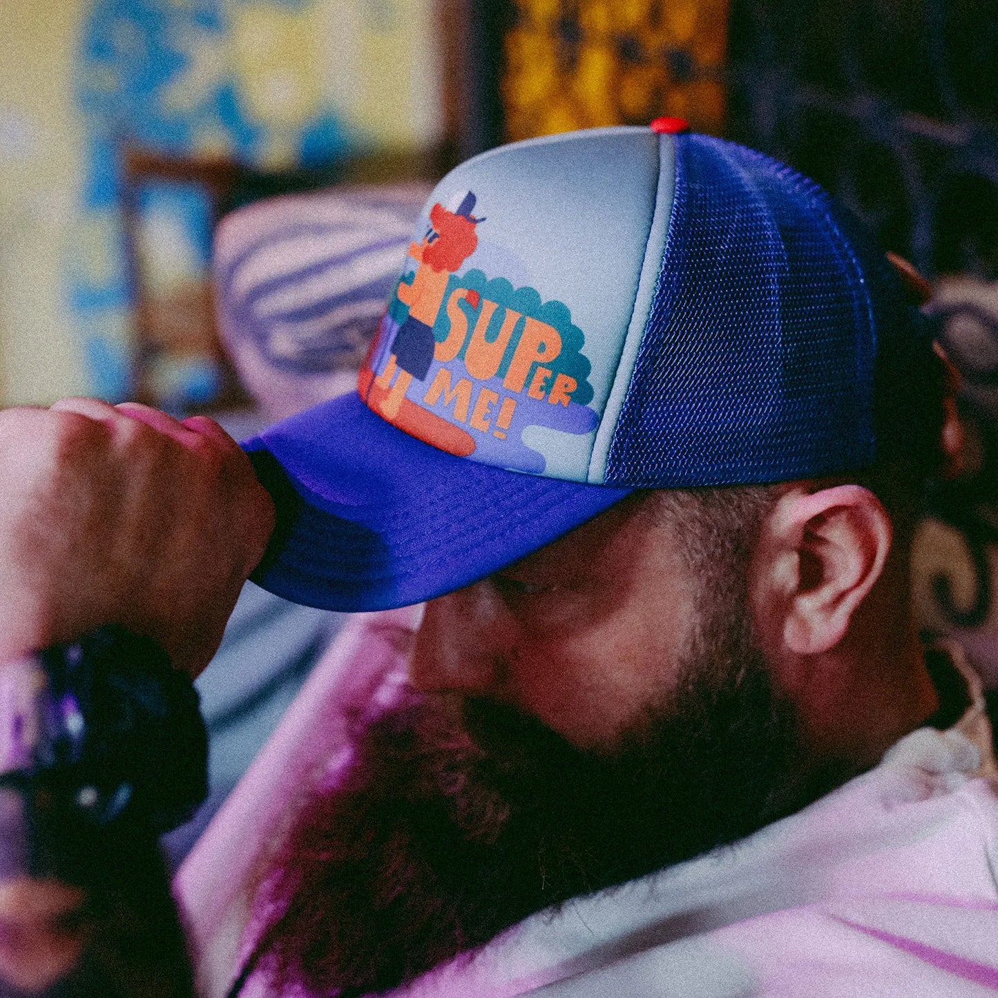 Czapka z daszkiem Super Me Blue Large Cap